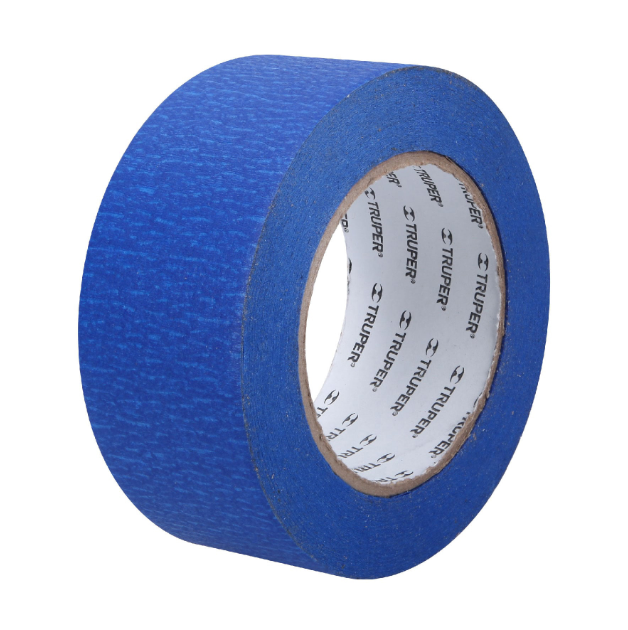 Cinta Masking tape azul de 2" x 50 m para pintor ,Truper