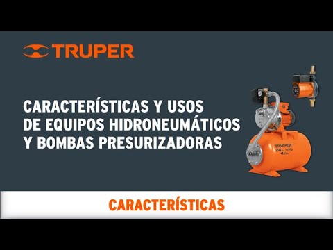 Bomba hidroneumática 1/2 HP, 50 litros