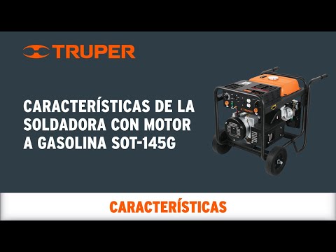 Soldadora a gasolina, 145 Amperes con generador