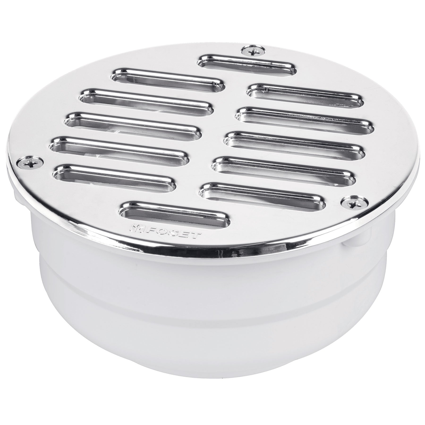 Coladera universal ABS 5", rejilla con 3 tornillos