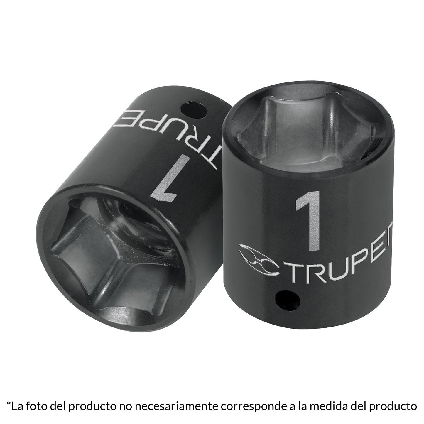 Dado de impacto, 6 puntas, cuadro 1/2" de 9/16"