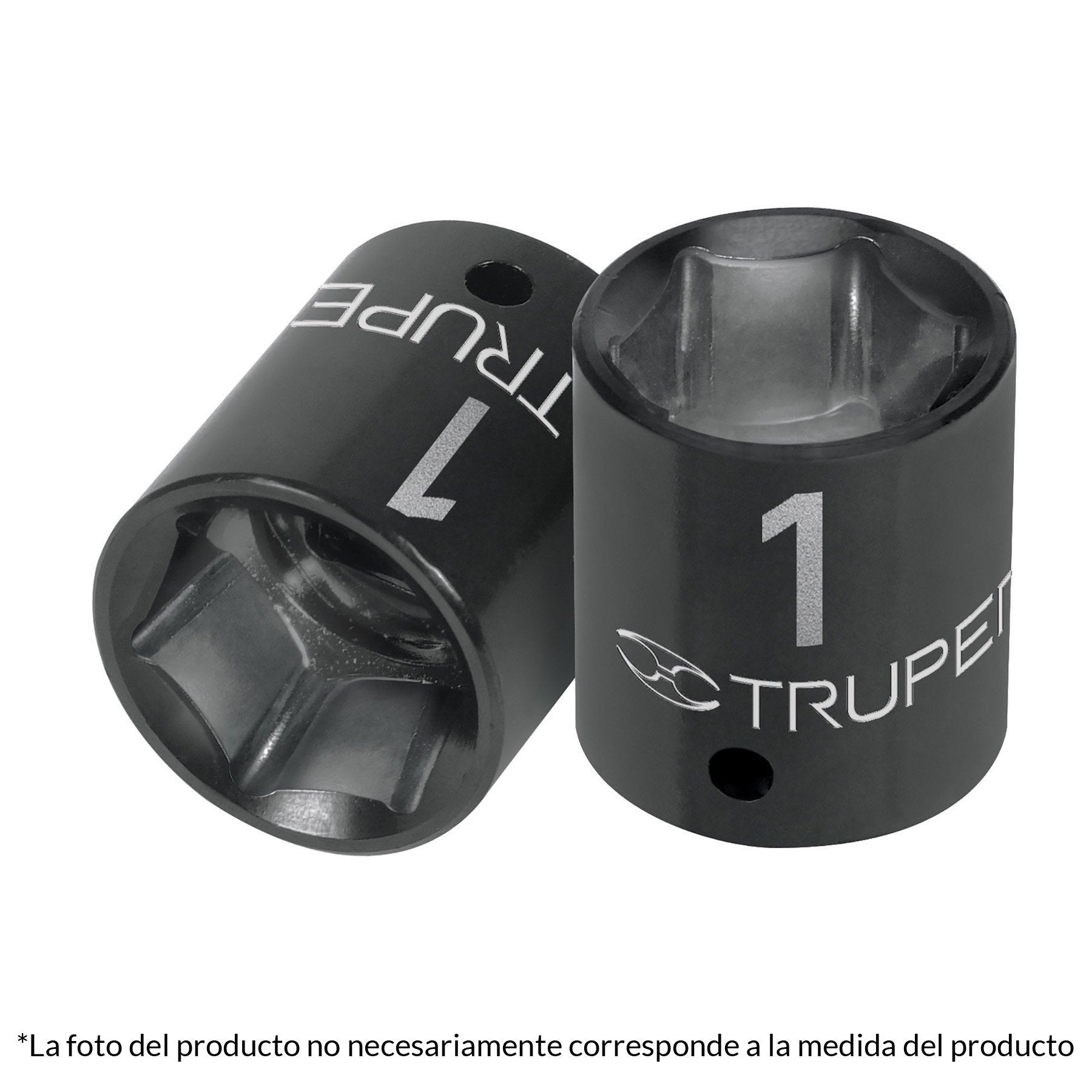 Dado de impacto, 6 puntas, cuadro 1/2" de 1/2"