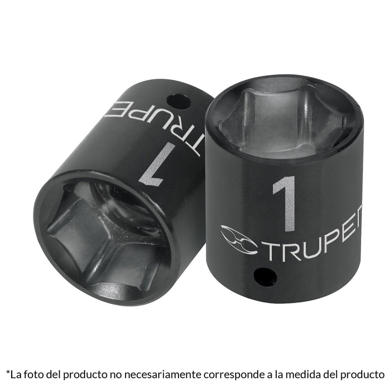 Dado de impacto, 6 puntas, cuadro 1/2" de 1-1/16"