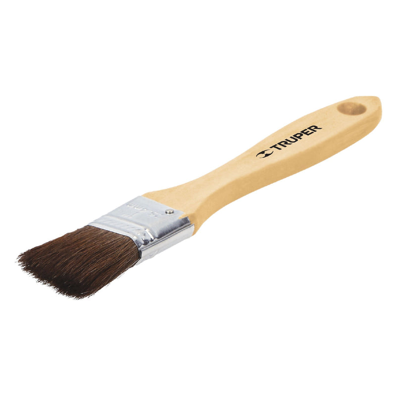 Brocha pelo de camello, mango de madera, 1"