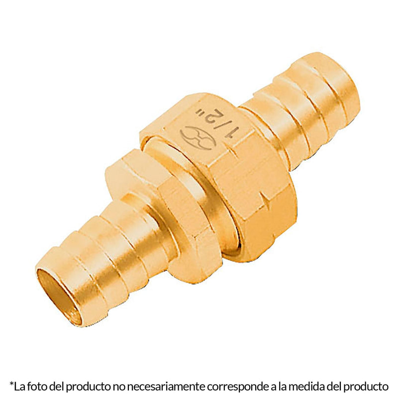 Conectores macho y hembra 5/8", de latón