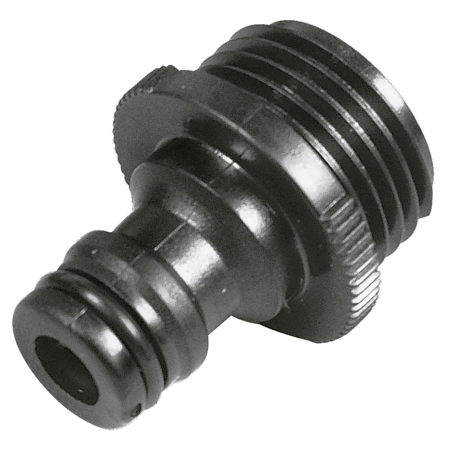 Conector rápido, macho, para accesorios de riego