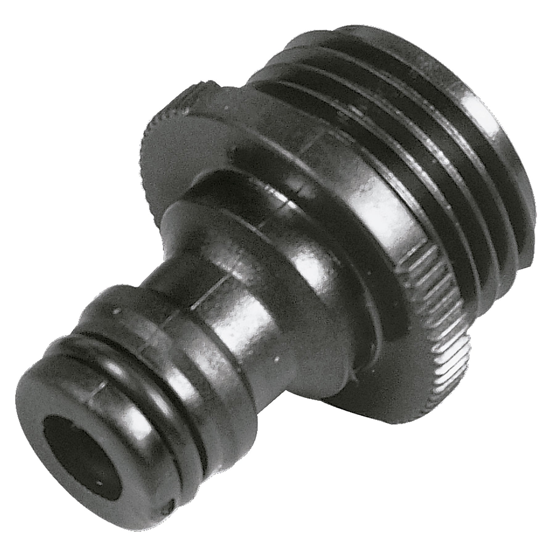 Conector rápido, macho, para accesorios de riego