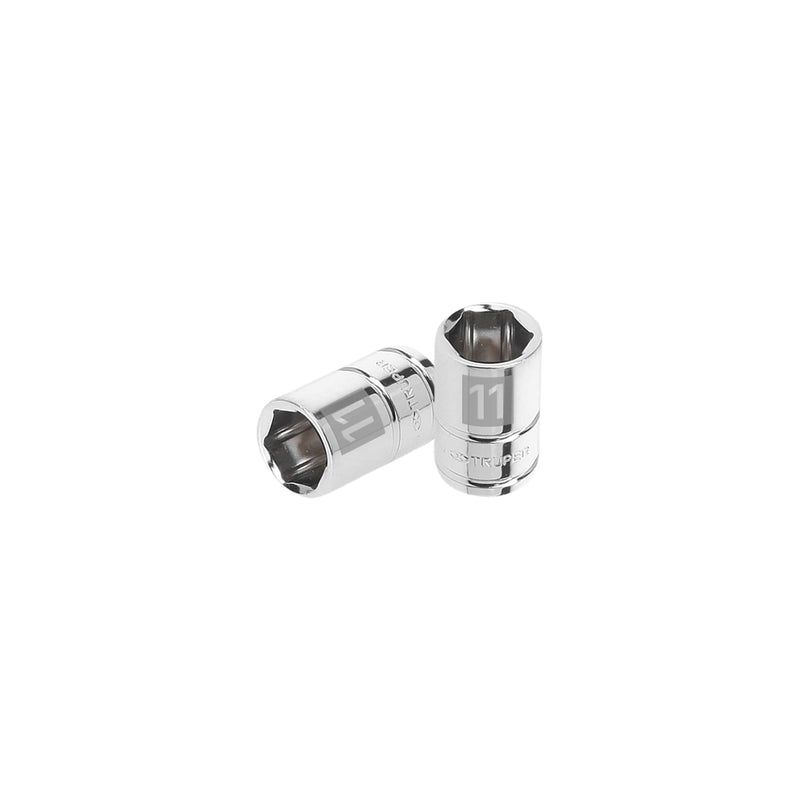Dado de 6 puntas, cuadro 1/4" de 11mm
