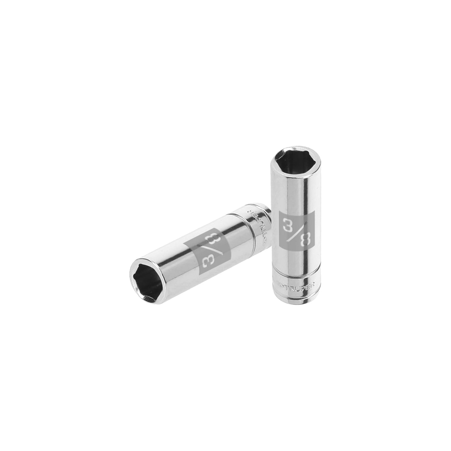 Dado de 6 puntas, largo, cuadro 1/4" de 3/8"