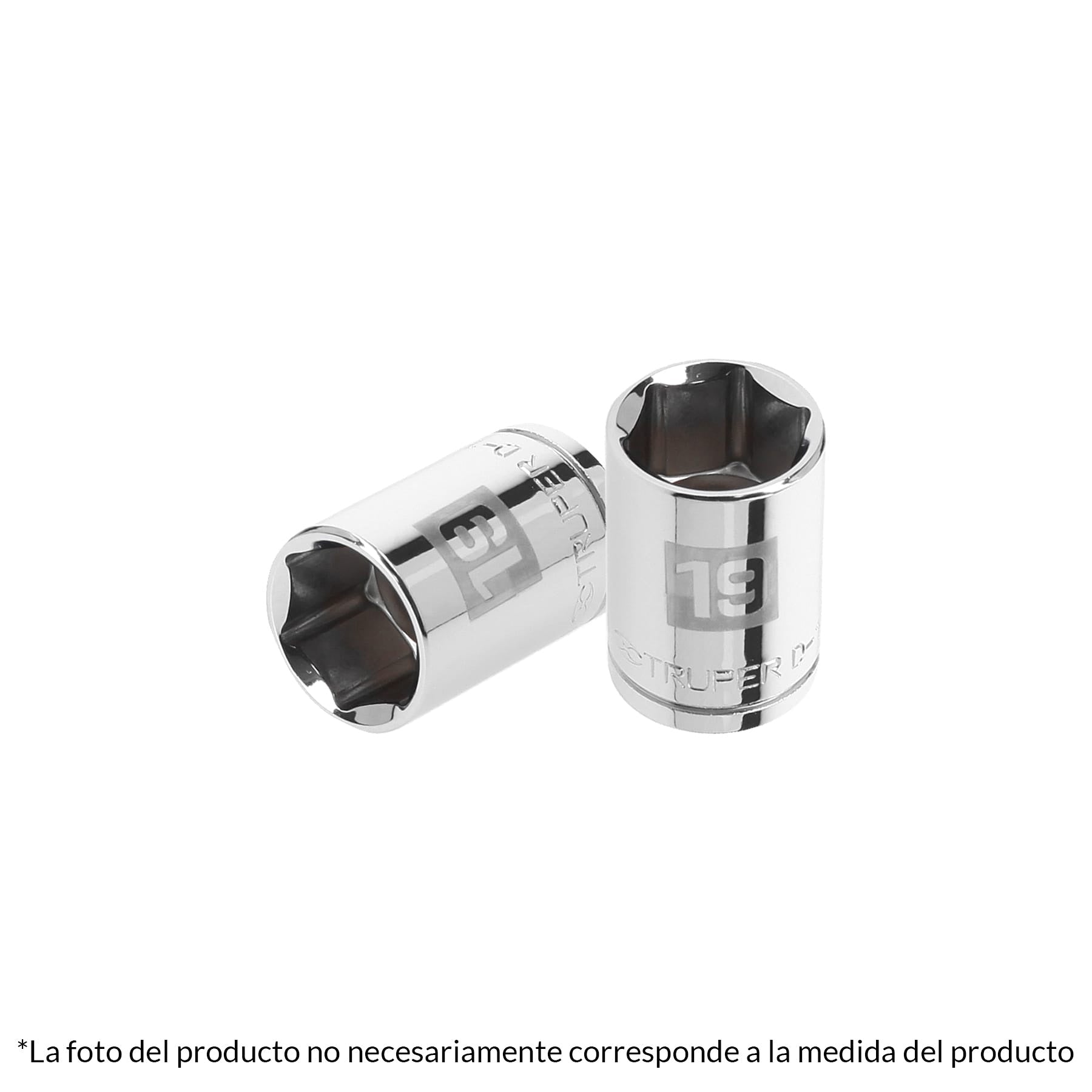 Dado de 6 puntas, cuadro 1/2" de 20mm