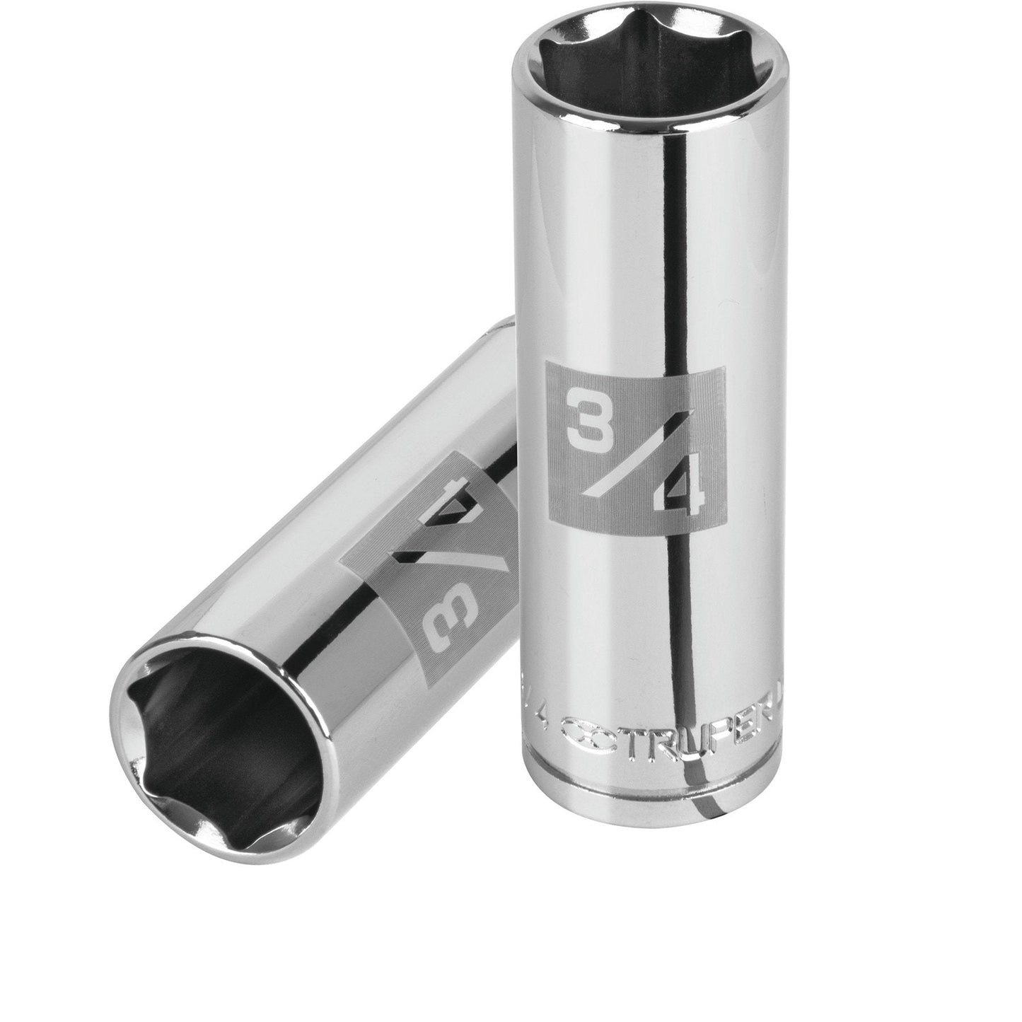 Dado de 6 puntas, largo, cuadro 1/2" de 3/4"