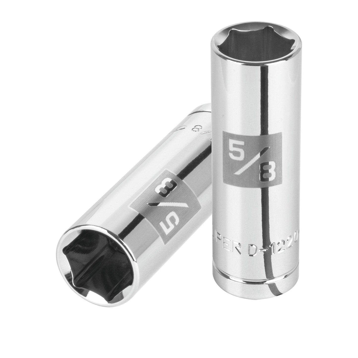 Dado de 6 puntas largo para bujía cuadro 1/2" standard 5/8"
