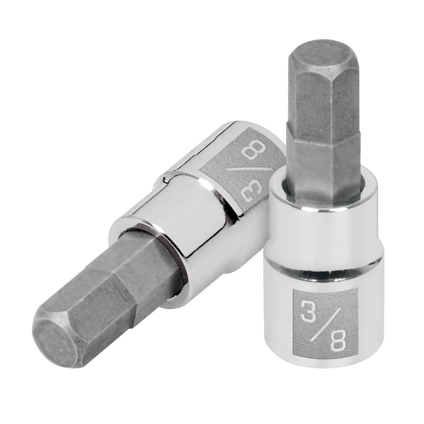 Dados de punta hexagonal, cuadro 3/8" de 3/8"
