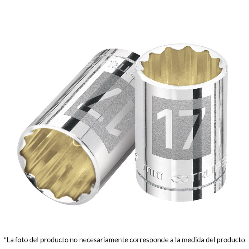 Dado de 12 puntas, cuadro 1/2" de 25mm