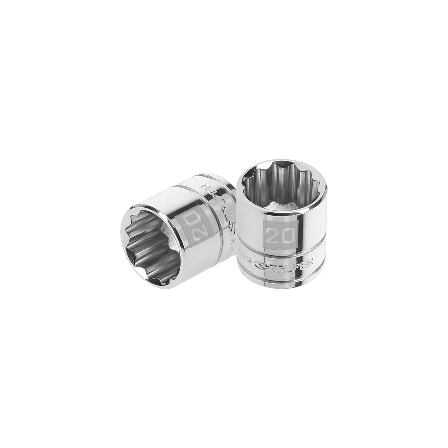 Dado de 12 puntas, cuadro 3/8" de 20mm