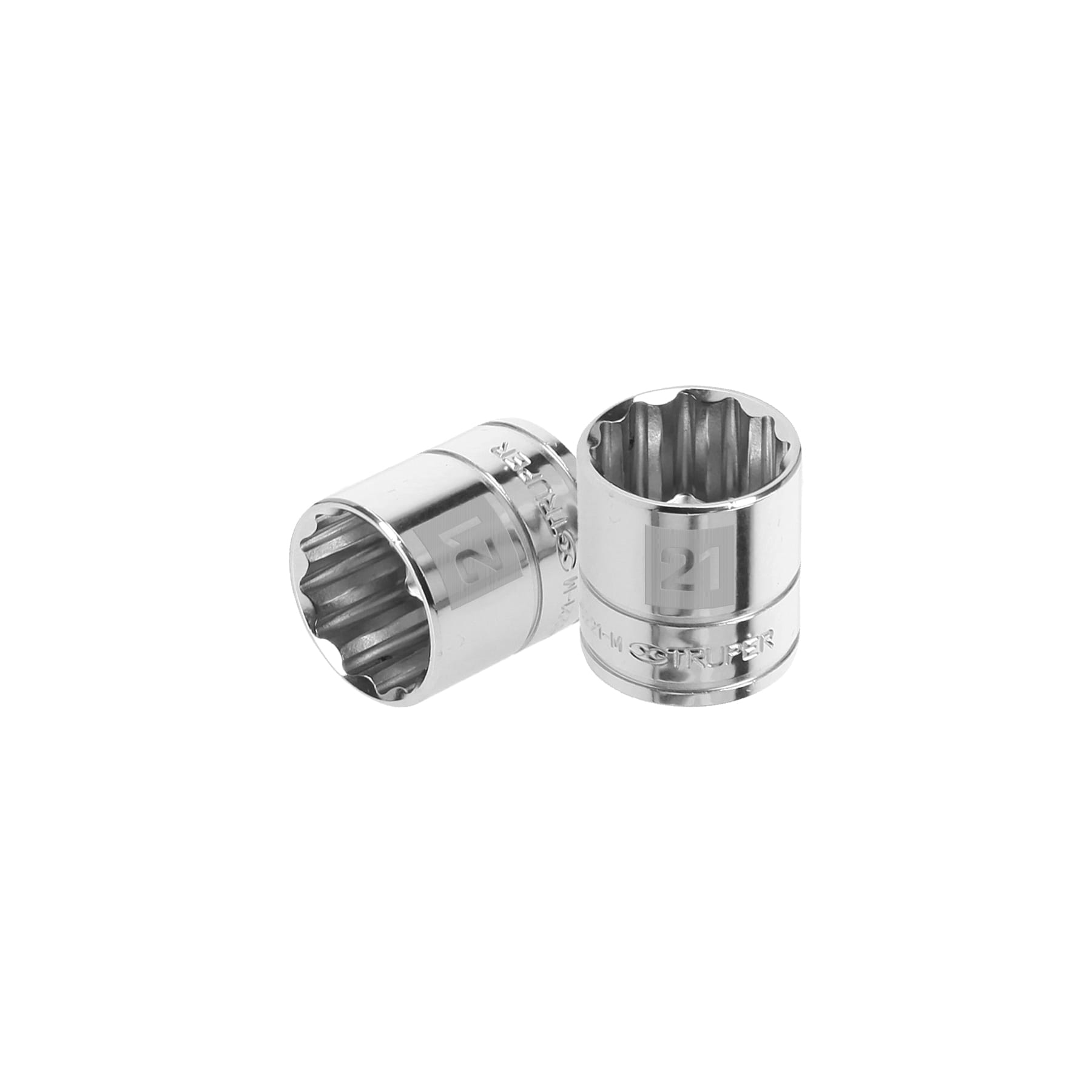 Dado de 12 puntas, cuadro 3/8" de 21mm
