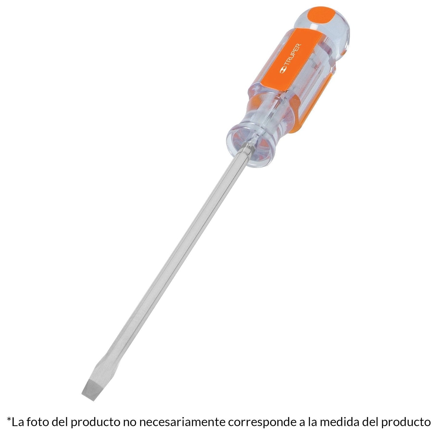Desarmador plano 1/4x1-1/2" mango de acetato