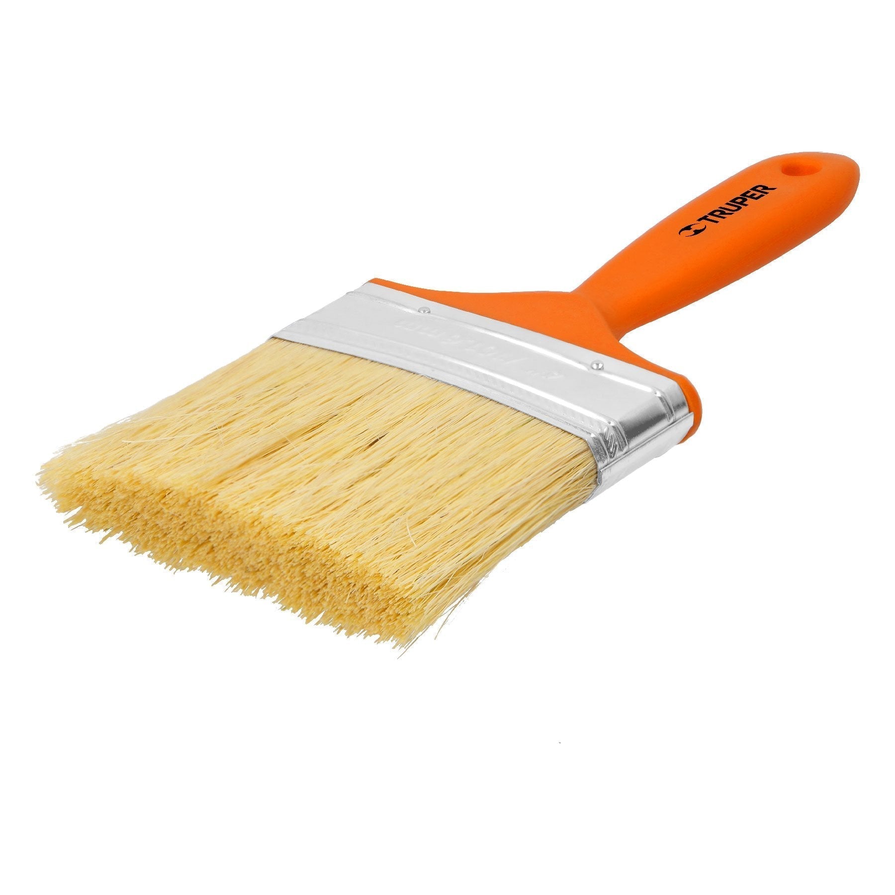 Brocha para encalar, mango de plástico, 4"