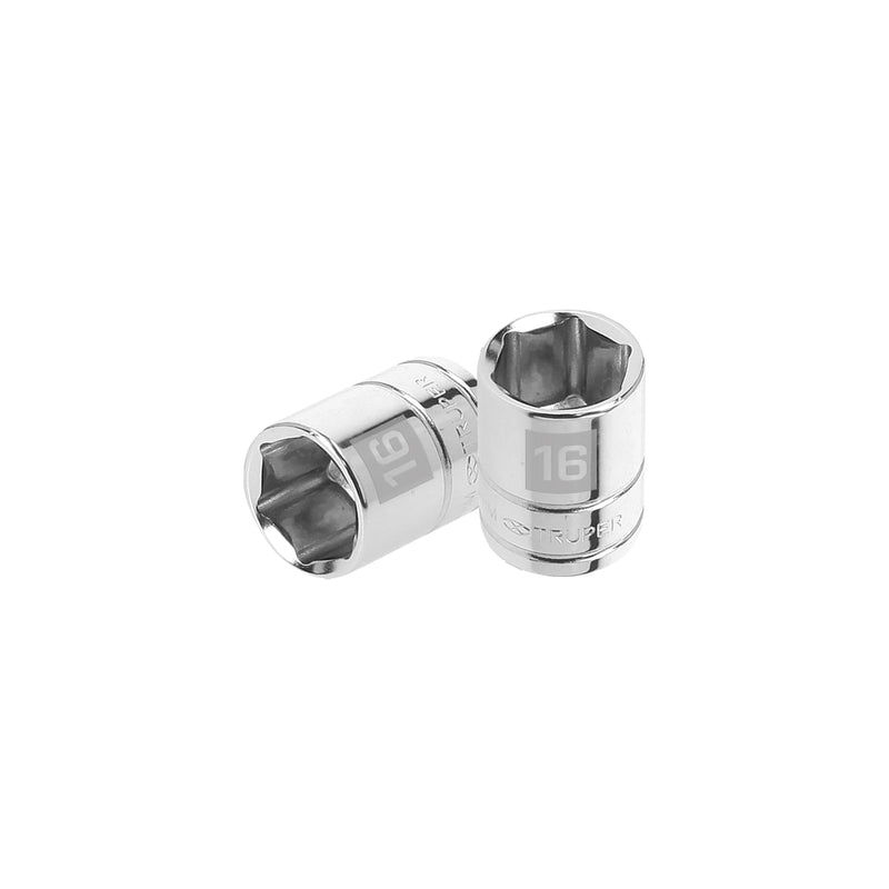 Dado de 6 puntas, cuadro 3/8", de 16mm