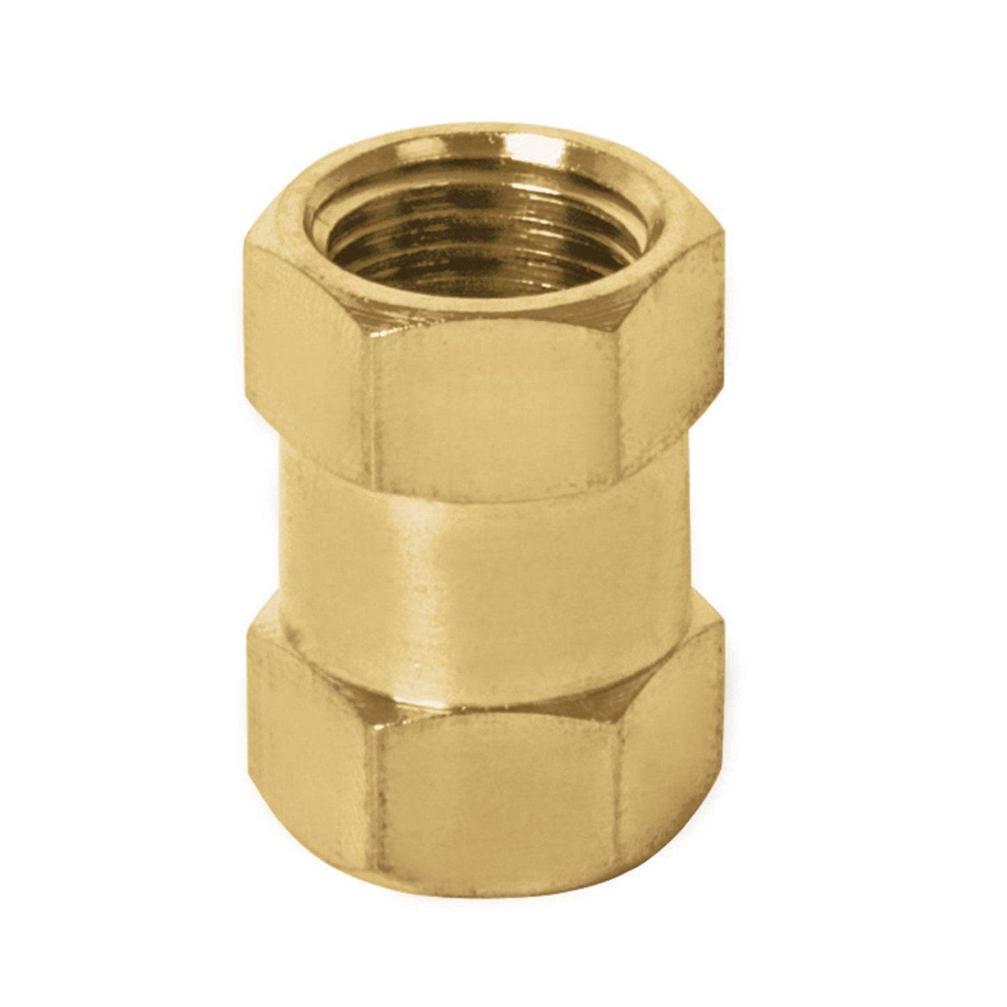 Cople de latón, tipo FF, cuerda 1/4 NPT
