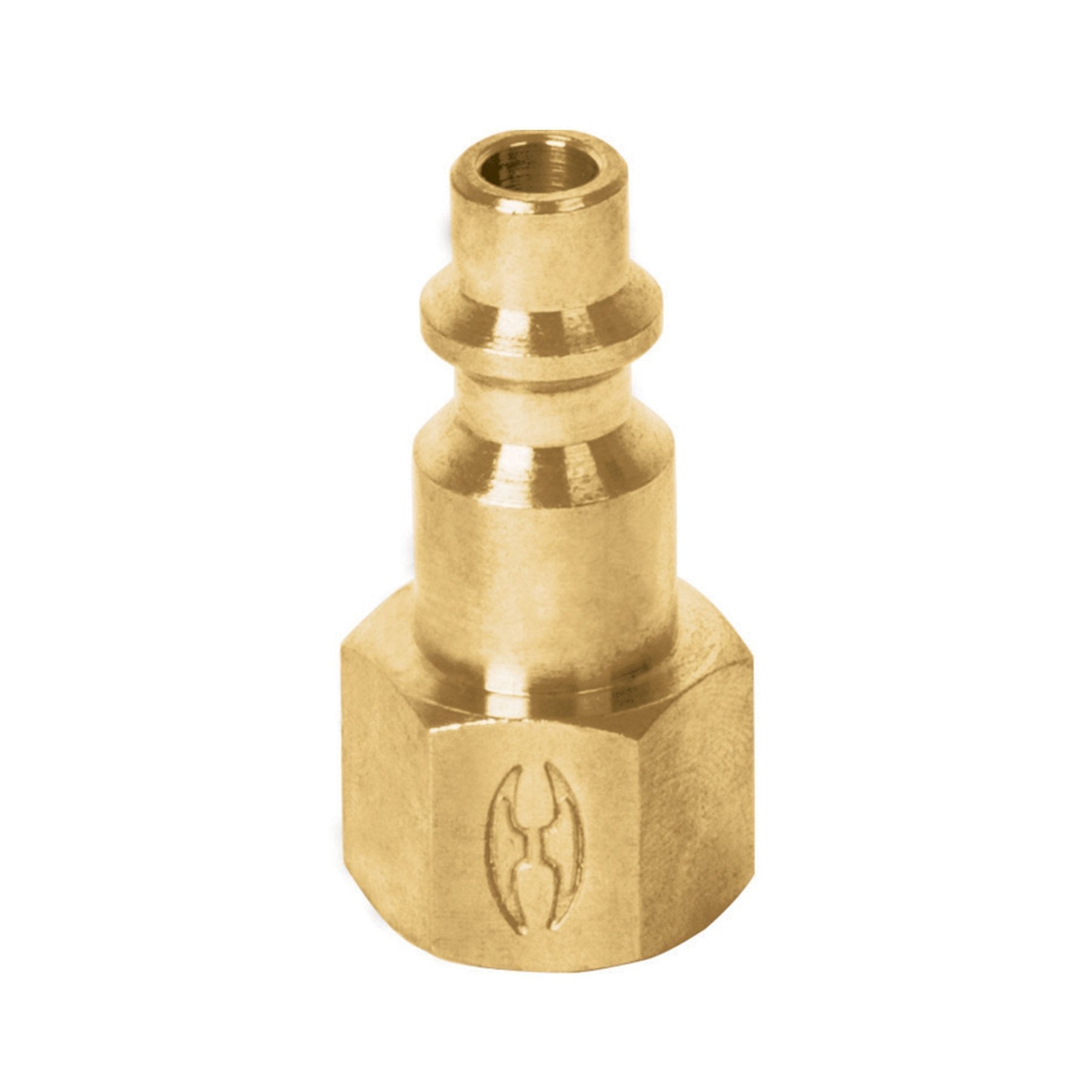 Conector rápido, tipo m, niquelado, cuerda 1/4 npt, hembra