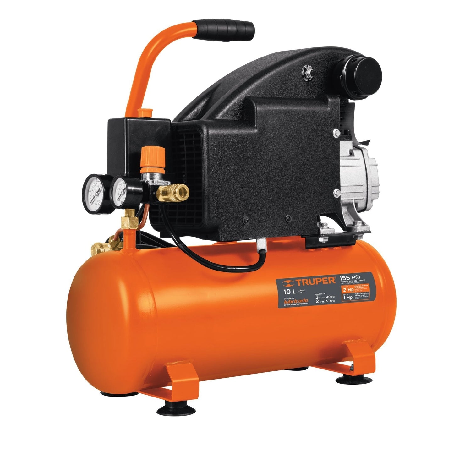 Compresor horizontal 10 L, 3-1/2" HP (potencia máx), 120 V sustituto 103030