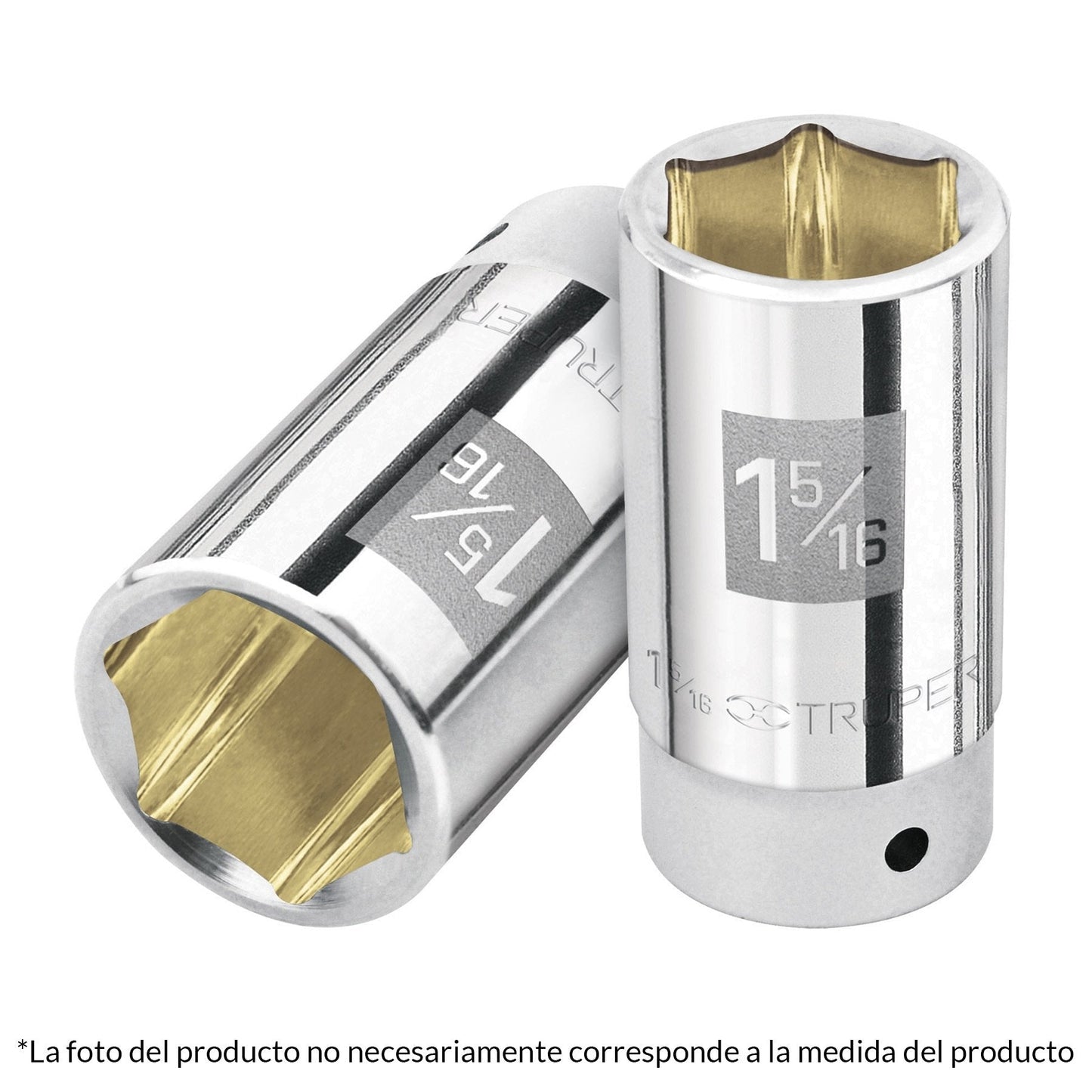 Dado de 6 puntas, largo, cuadro 3/4" de 1-3/16"