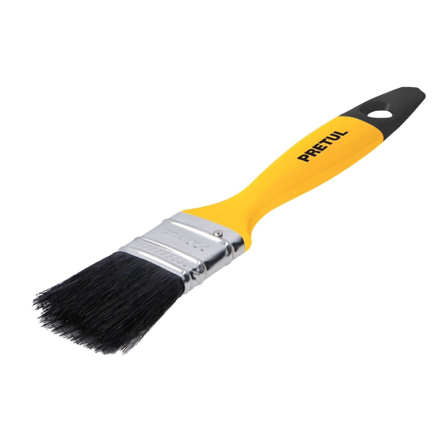 Brocha, mango de plástico, 1", Pretul