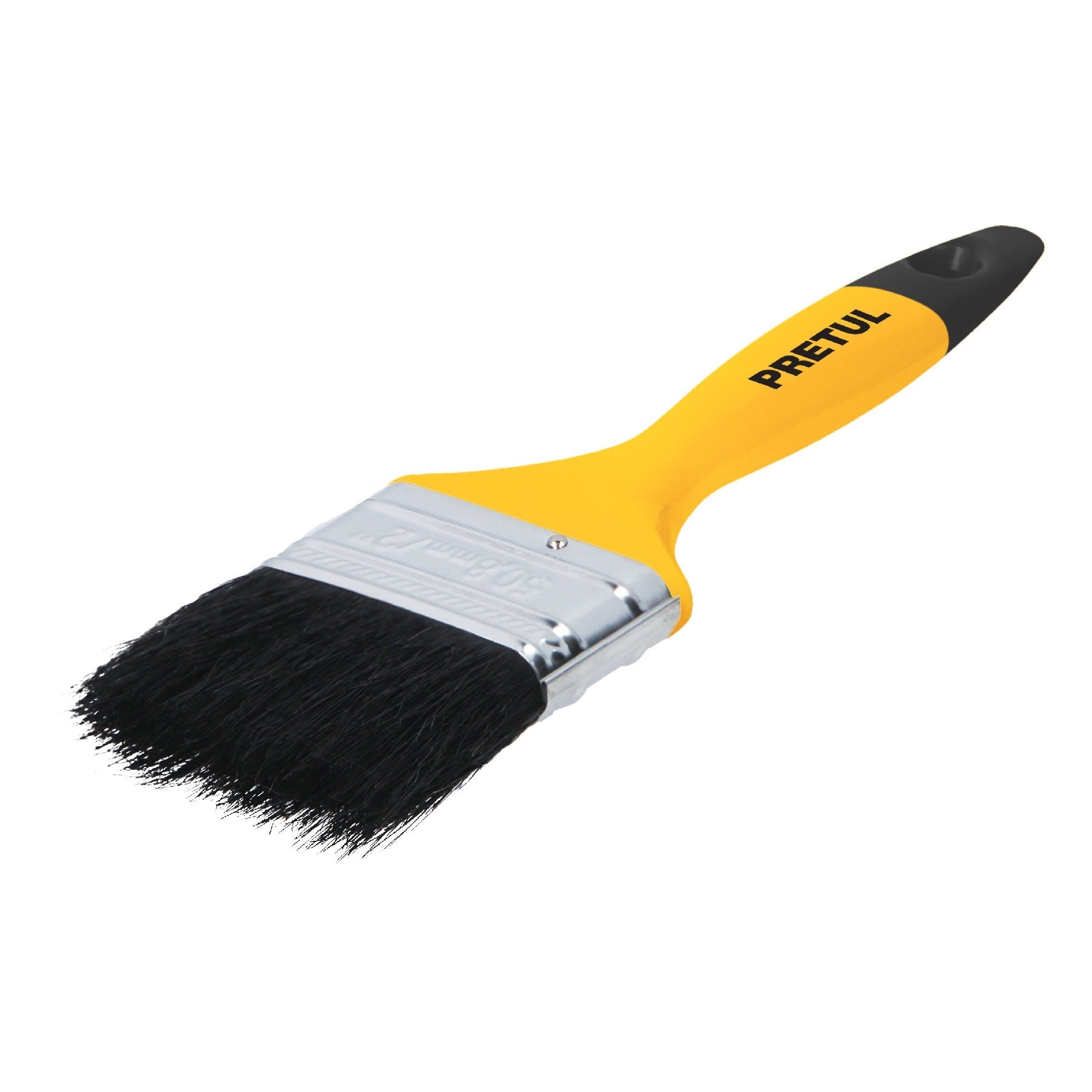 Brocha, mango de plástico, 2", Pretul