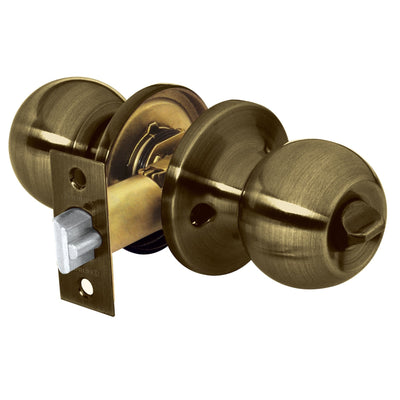 Cerradura pomo, LA, entrada, tubular, Hermex Basic