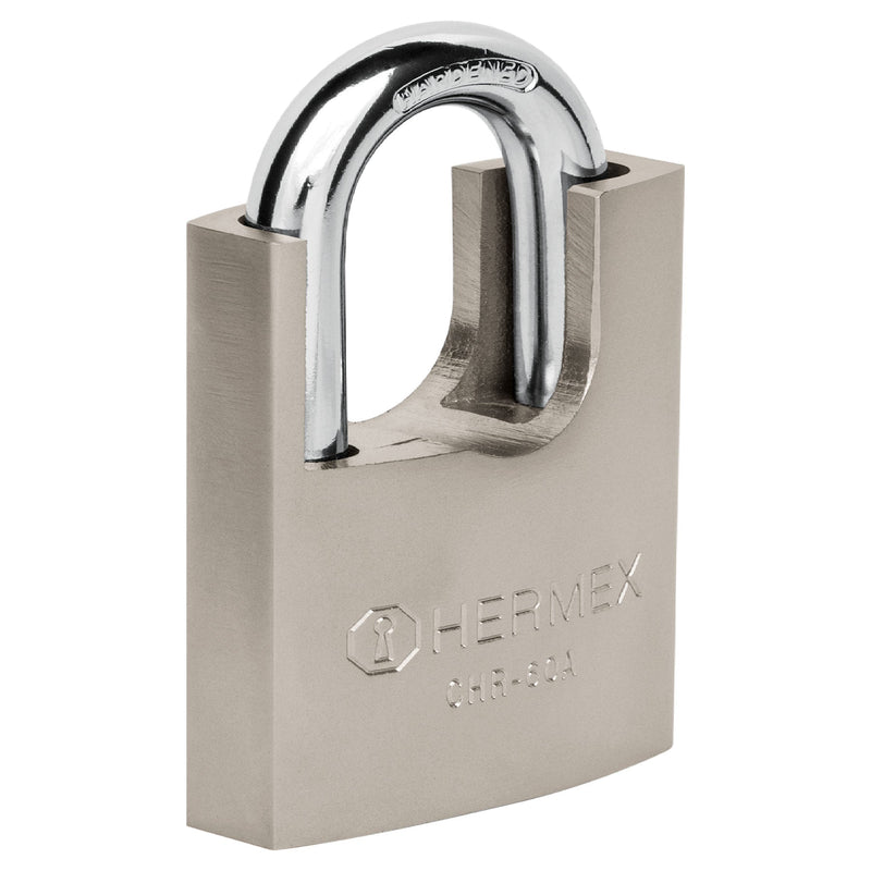 Candado de hierro con coraza, 60mm, llave anti-ganzúa
