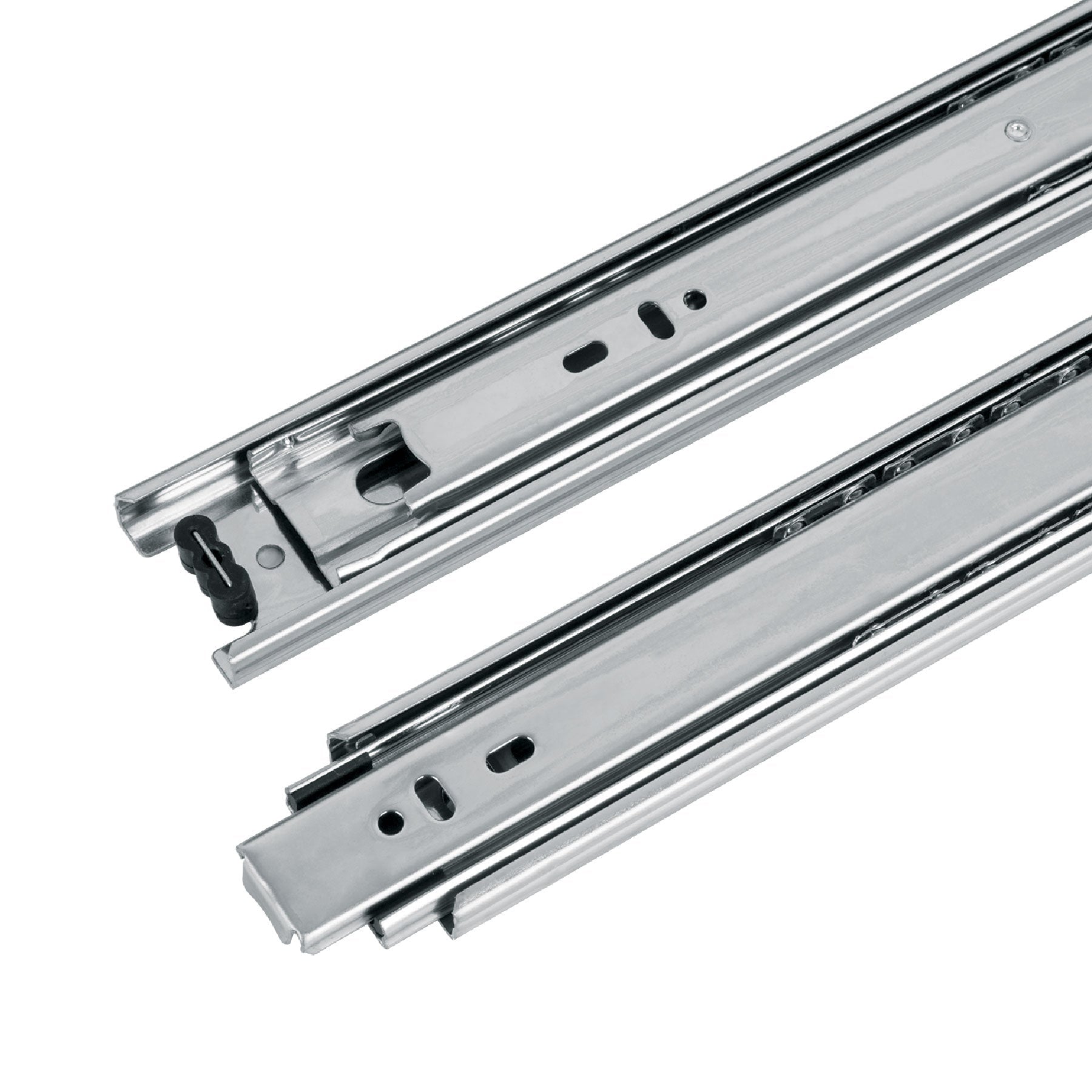 Corredera de extensión total 45mm, para cajón, 55cm, 2 pzas