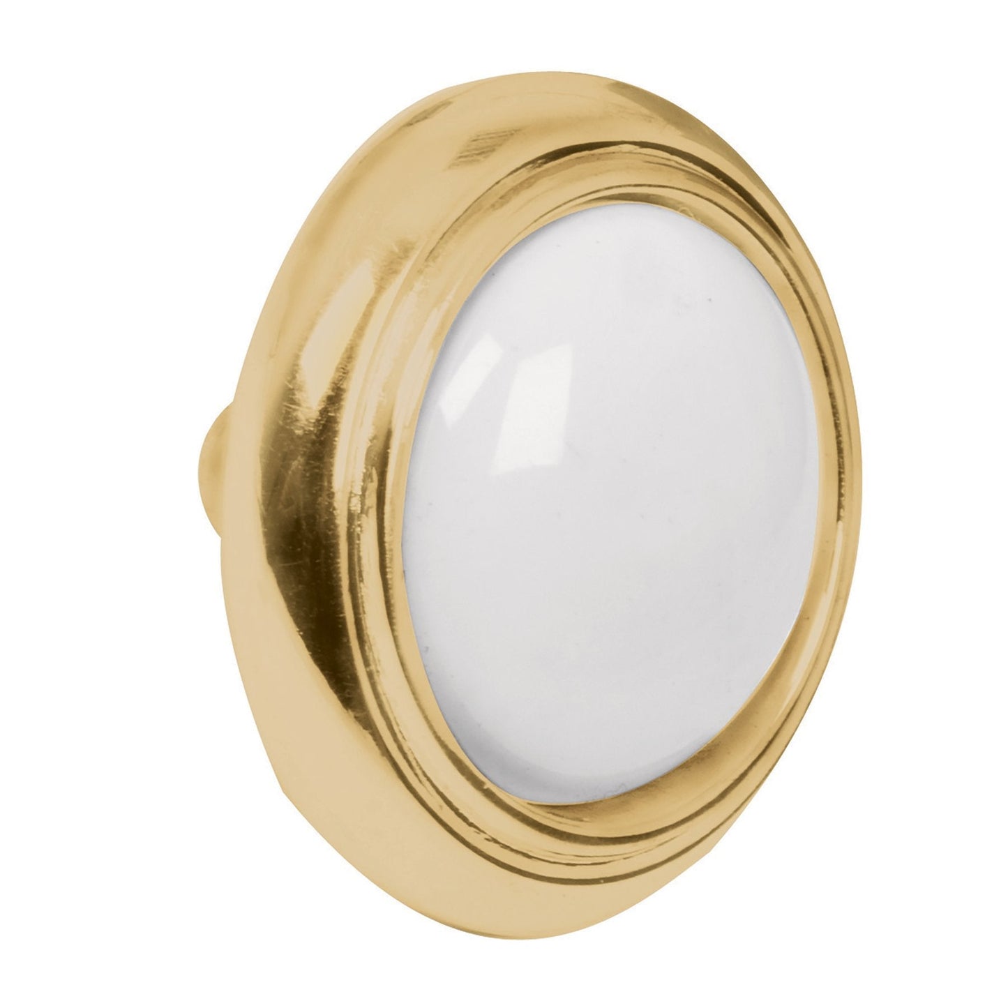 Jaladera, latón brillante, estilo Elipse, 64 mm.