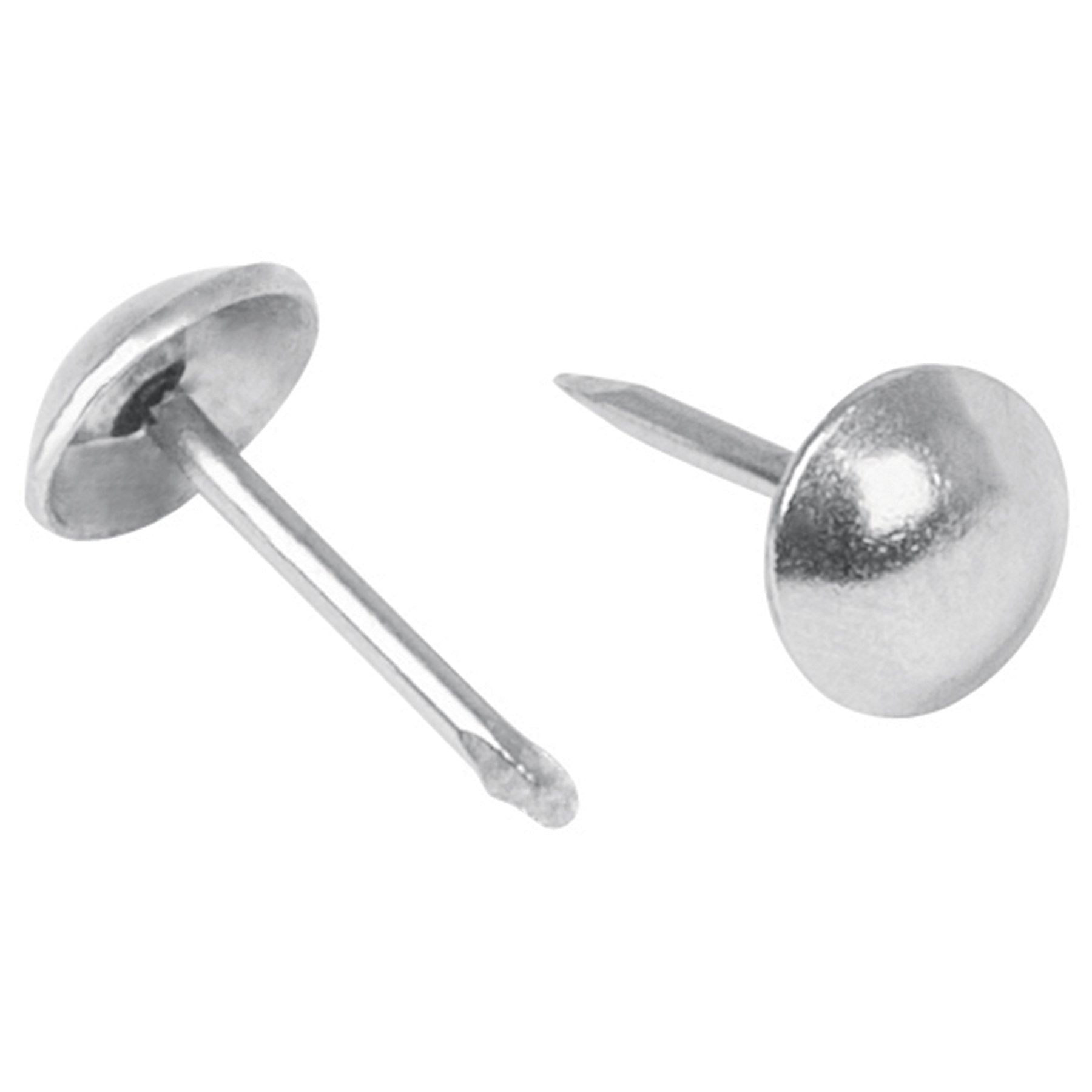 Clavillo niquelado, 17 mm, caja con 500 piezas