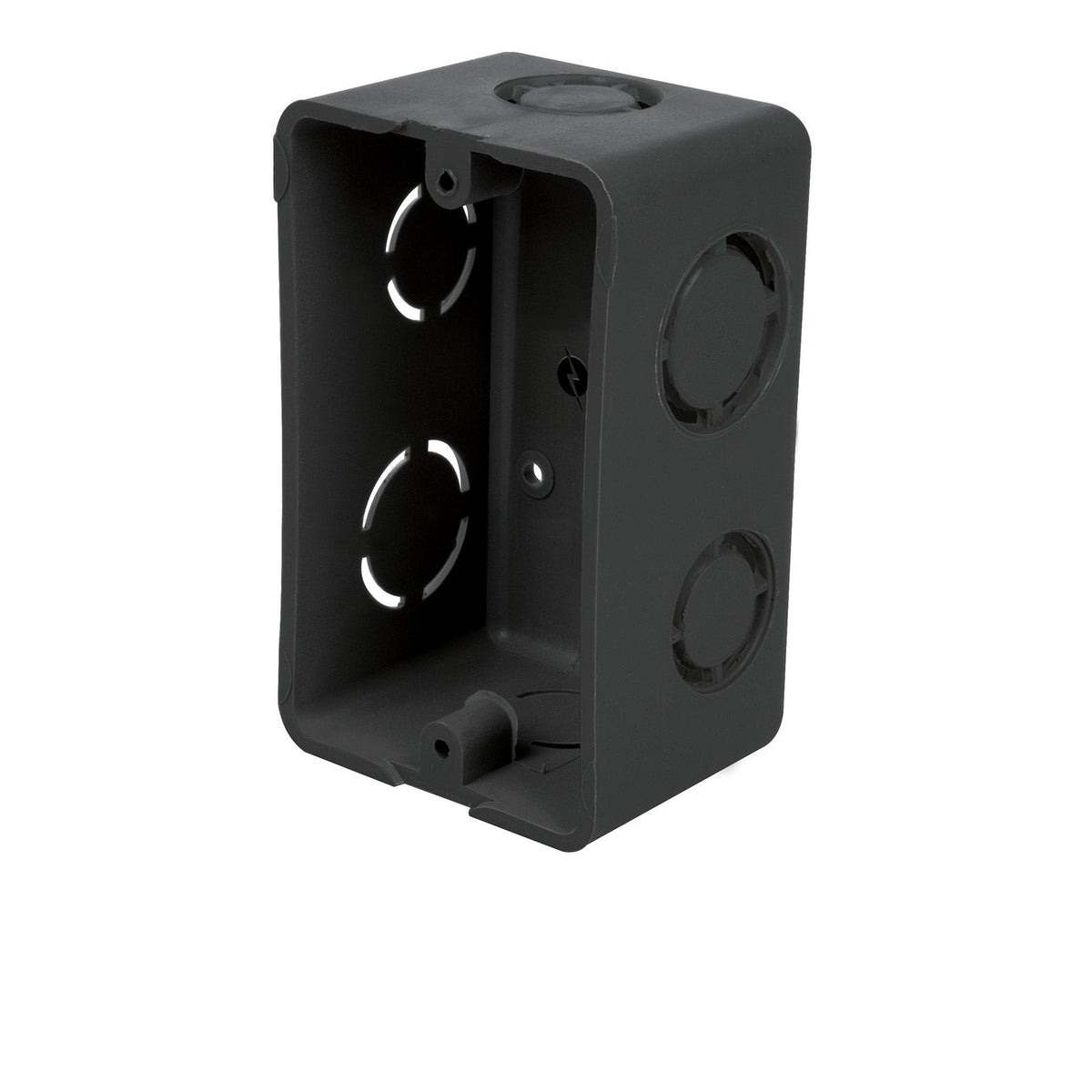 Caja tipo chalupa 4x2", de plástico, Volteck