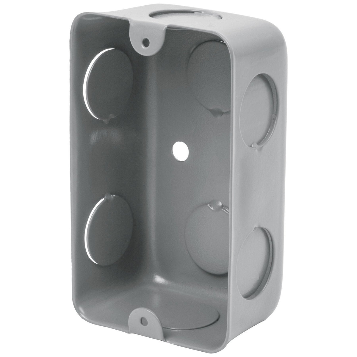 Caja tipo chalupa de acero 2x4", económica