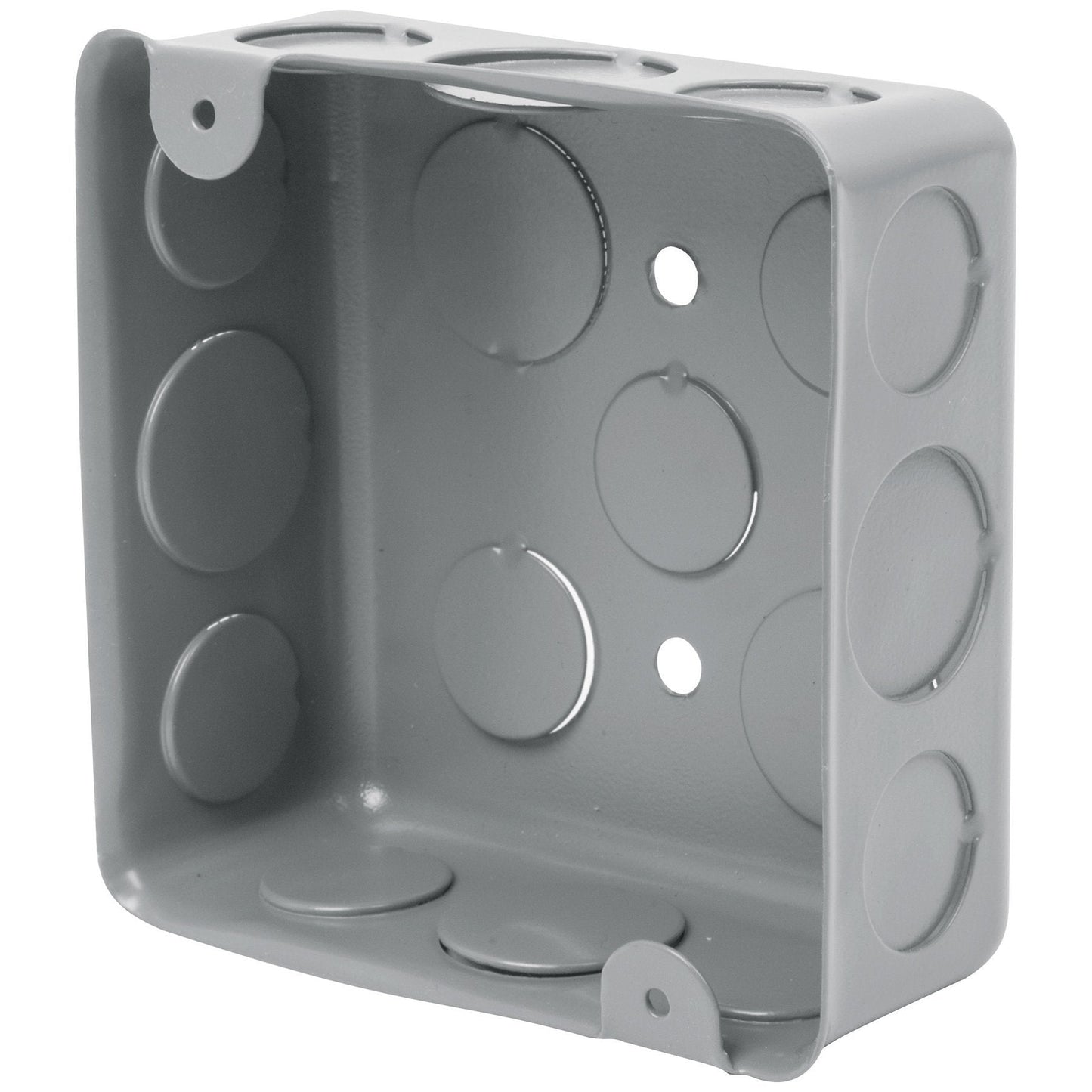 Caja de acero cuadrada 4x4", económica, Volteck