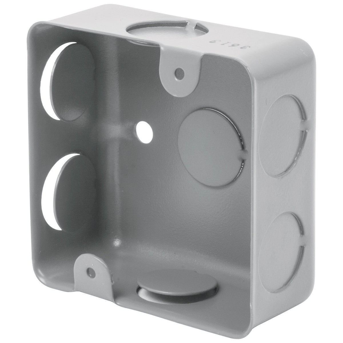 Caja de acero cuadrada 3x3", económica, Volteck