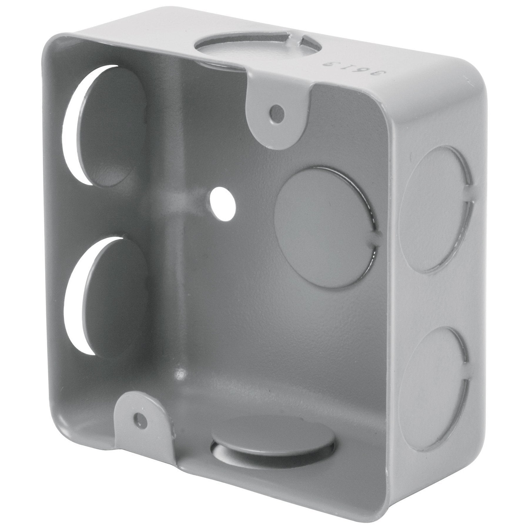 Caja de acero cuadrada 3x3", económica, Volteck