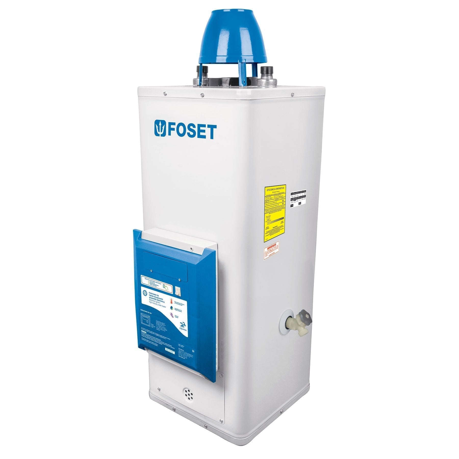 Calentador de Paso, 9L, encendido elect, gas LP, 2 servicios