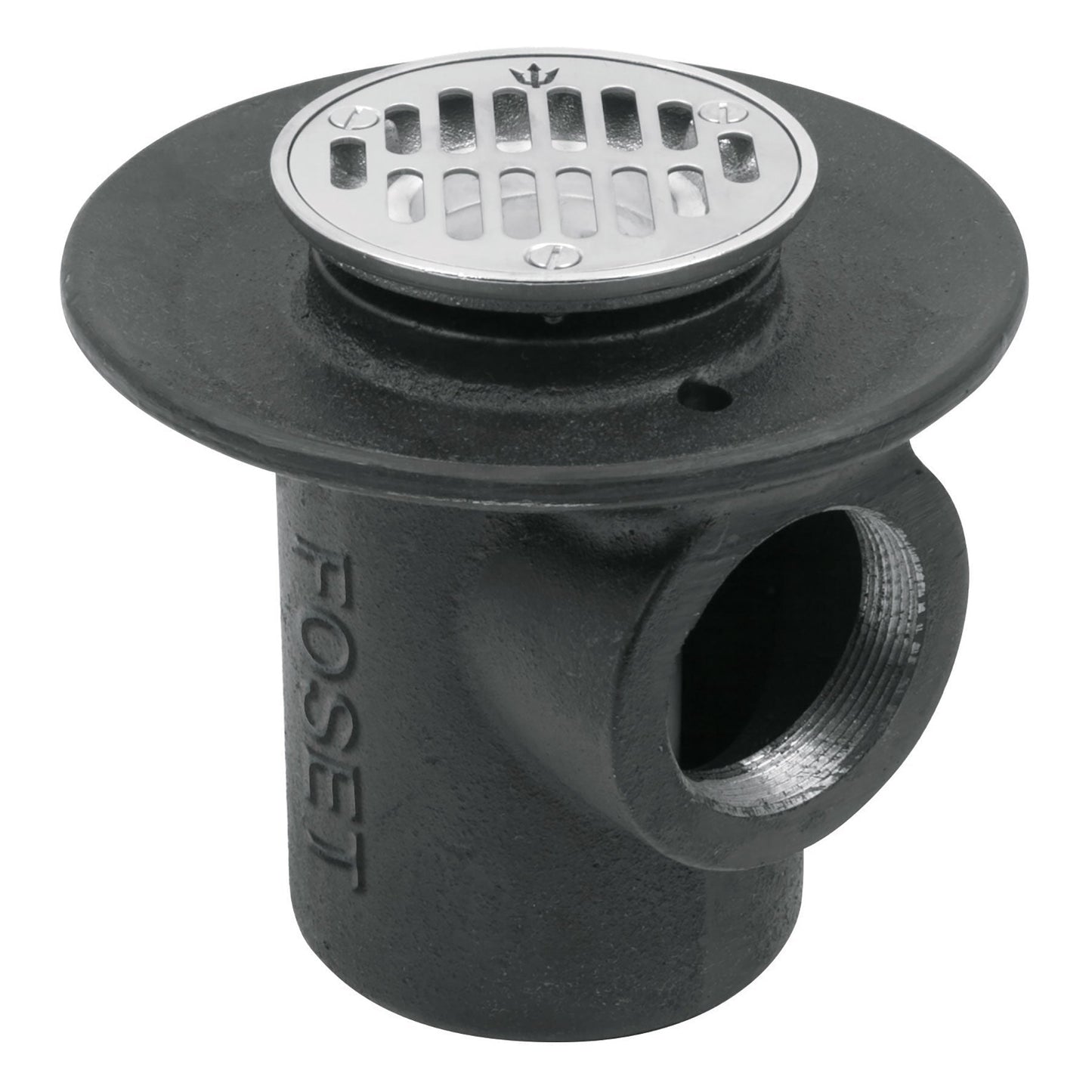 Coladera para piso, 1 boca con rejilla redonda