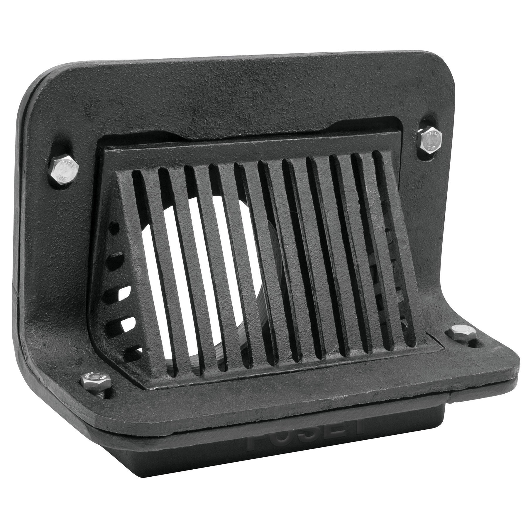 Coladera de hierro de pretil, tubo de 4"