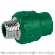 Conexión de PPR, 1-1/2", 50mm, macho