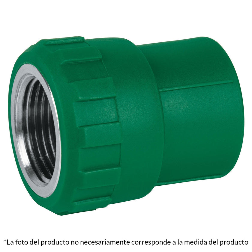 Conexión de PPR, 1-1/4", 40mm, hembra