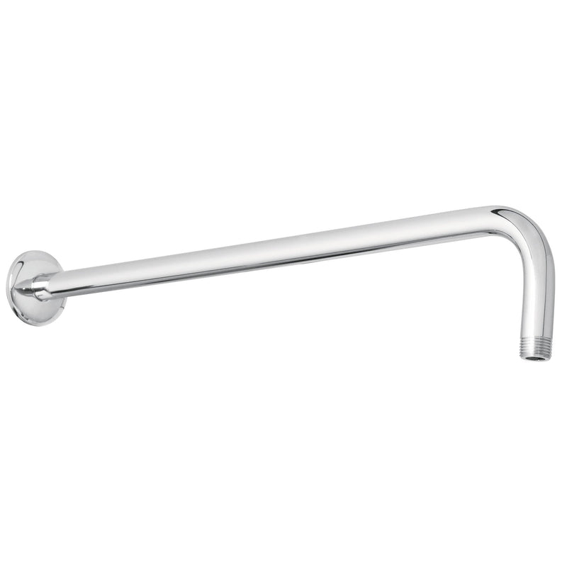 Brazo y chapetón para regadera, 50 cm, cromado, Riviera