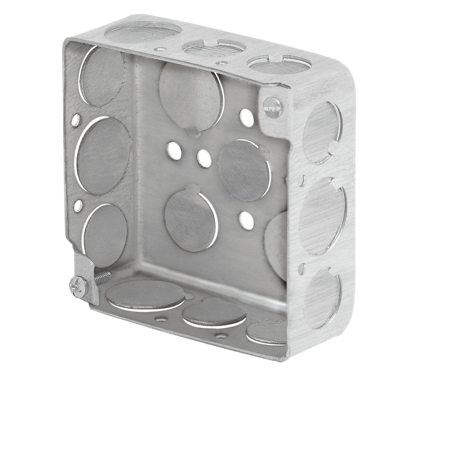 Caja 4x4" cuadrada, reforzada, Volteck