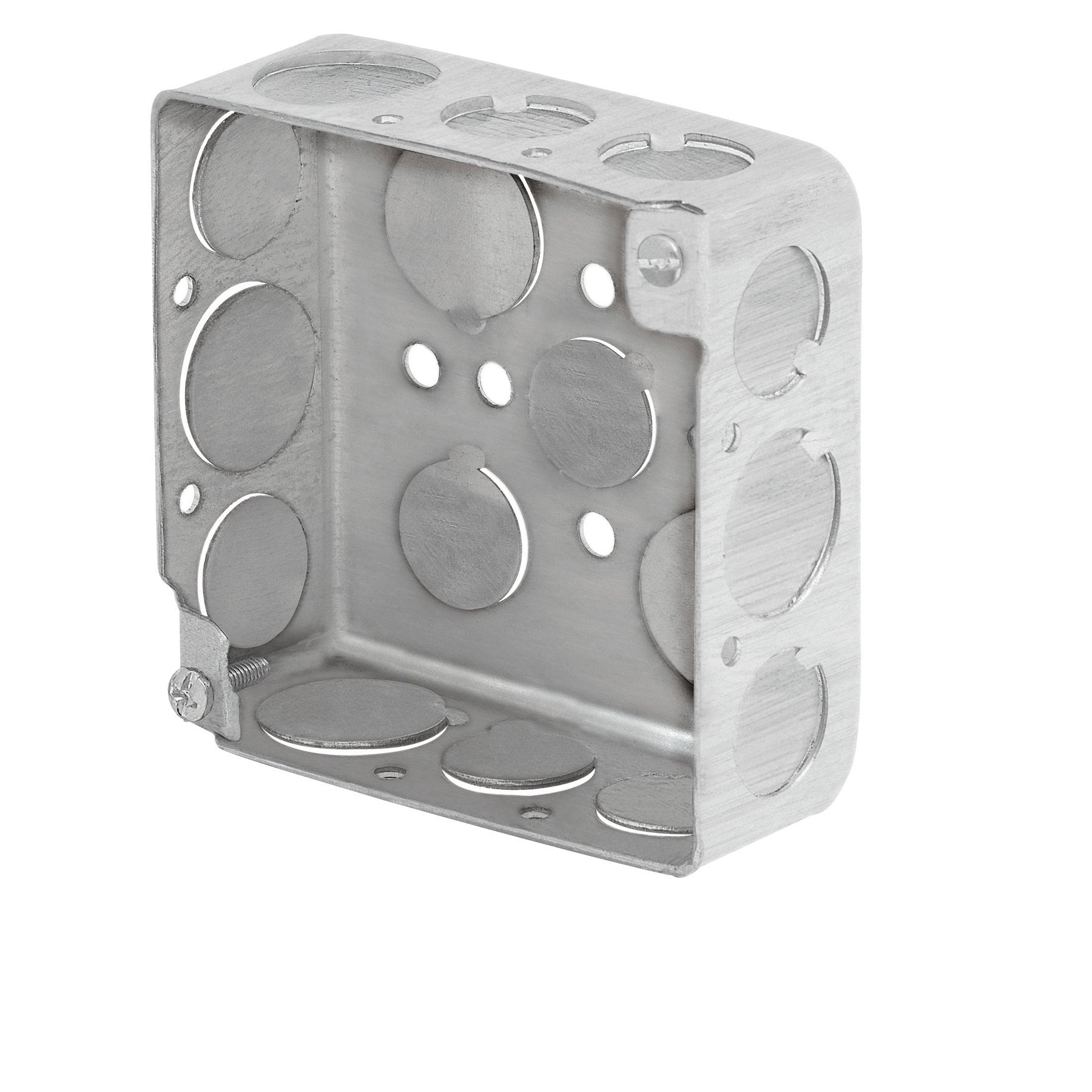 Caja 4x4" cuadrada, reforzada, Volteck