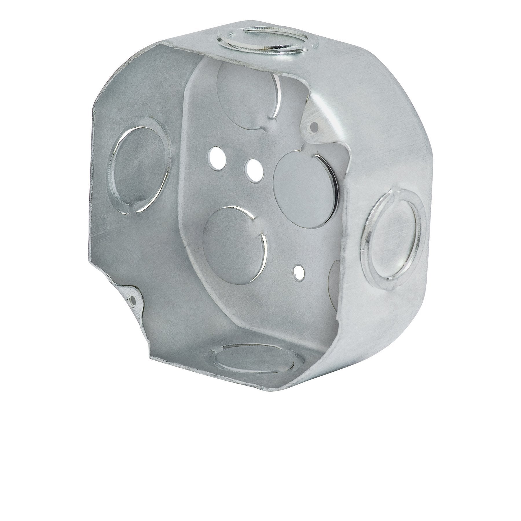 Caja 4x4" octagonal, reforzada, Volteck