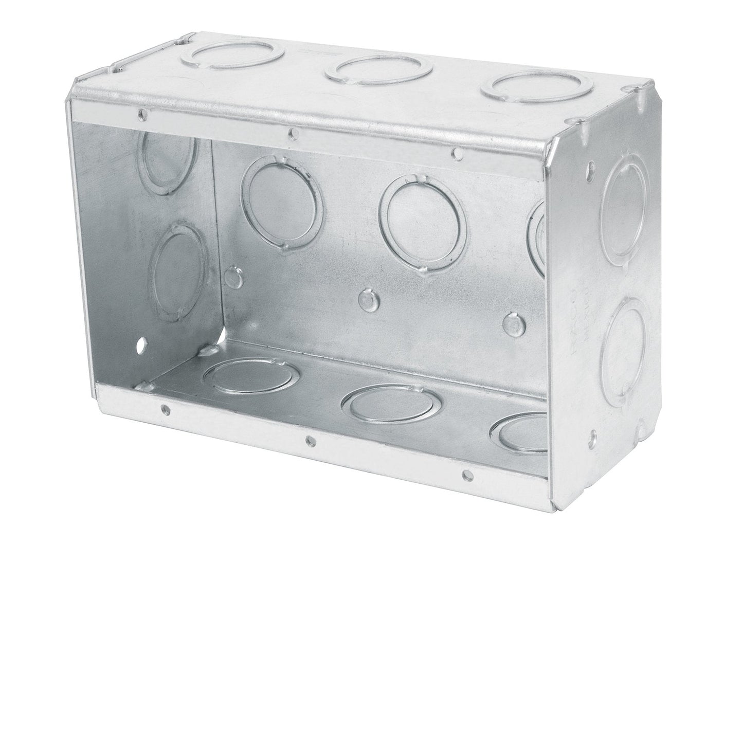 Caja tipo chalupa, 4x6", rectangular, reforzada, Volteck