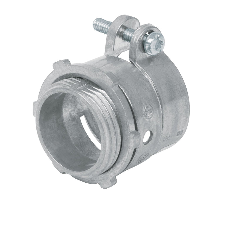 Conector tubo flexible 1" recto, Volteck
